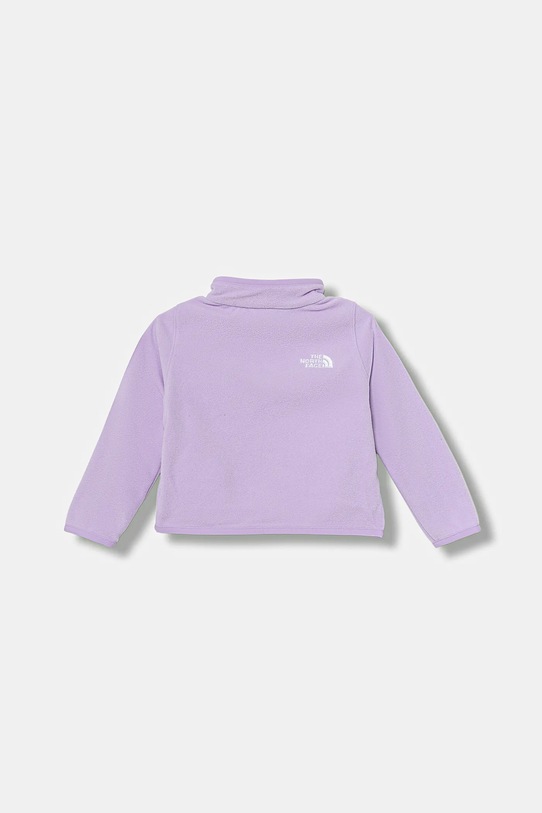 The North Face bluză copii KID GLACIER 1/4 ZIP PULLOVER NF0A8CVJQZI1 violet AW25
