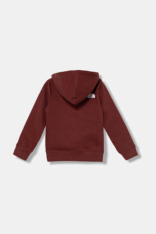 Detská mikina The North Face TEEN DREW PEAK PULLOVER HOODIE NF0A8EHH0VO1 burgundské AW25