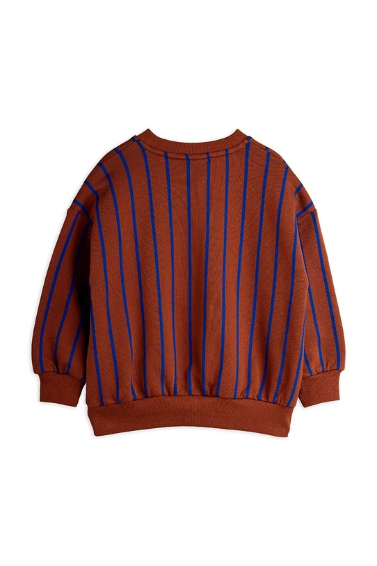 Mini Rodini bluza bawełniana dziecięca 25220142 brązowy AW25