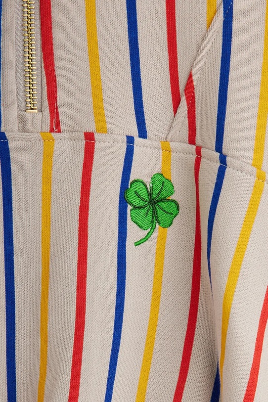 Mini Rodini bluza bawełniana dziecięca Clover szary 25720144