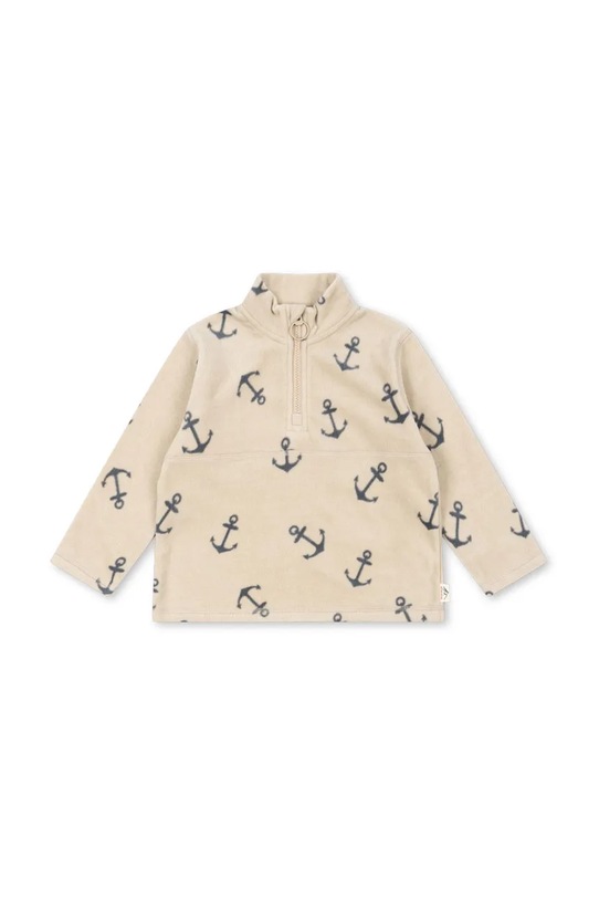 Konges Sløjd bluza dziecięca TAVI FLEECE SWEATSHIRT GRS KS103542.9BYA beżowy AW25