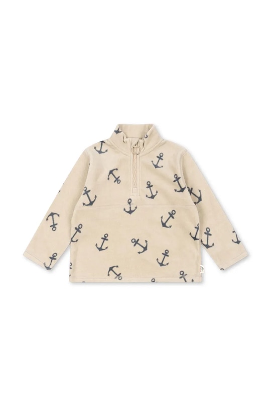 Дитяча кофта Konges Sløjd TAVI FLEECE SWEATSHIRT GRS KS103542.9BYA бежевий AW25