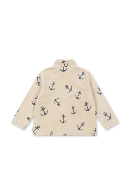 Chłopiec Konges Sløjd bluza dziecięca TAVI FLEECE SWEATSHIRT GRS KS103542.9BYA beżowy