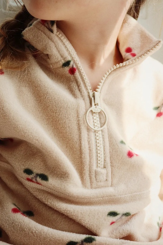Μπλούζα Konges Sløjd TAVI FLEECE SWEATSHIRT GRS KS103624.9BYA μπεζ