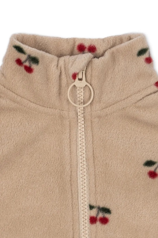 Μπλούζα Konges Sløjd TAVI FLEECE SWEATSHIRT GRS μπεζ KS103624.9BYA