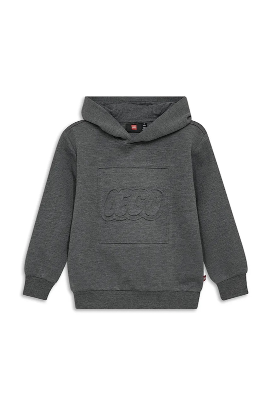 Lego bluza dziecięca LWSKY 600 z kapturem szary 11010295.K