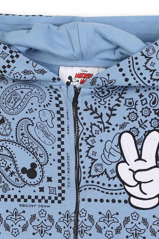 Дитяча бавовняна кофта Marc Jacobs блакитний W60630.114.150