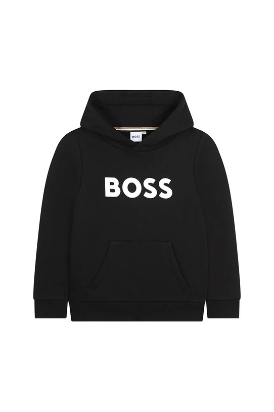 BOSS bluza dziecięca z kapturem czarny J52351.162.174