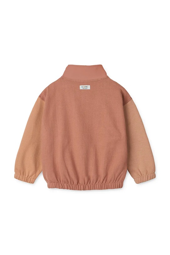 Chłopiec Liewood bluza bawełniana dziecięca Cassius Zip-up Sweatshirt LW20080.9BYA pomarańczowy