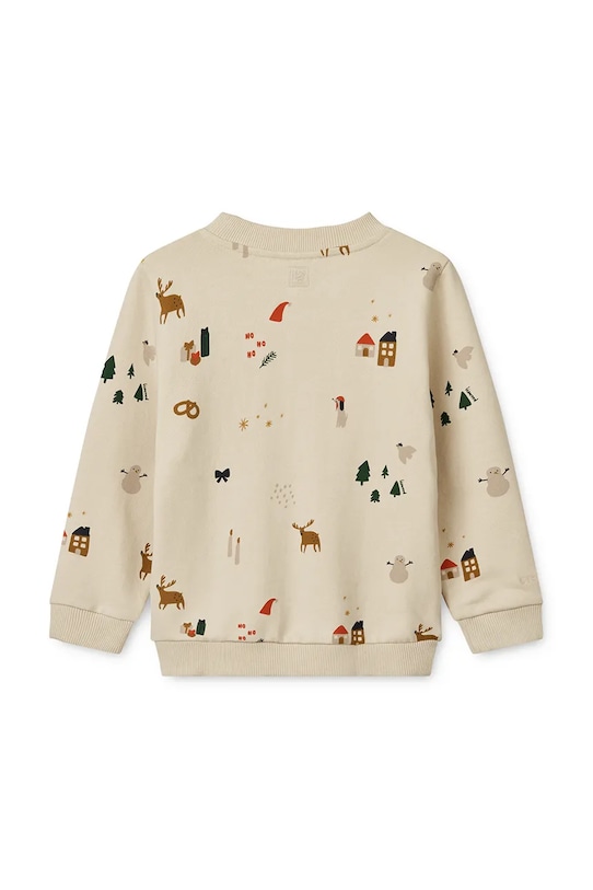 Liewood gyerek melegítőfelső pamutból Thora Printed Sweatshirt LW20357.9BYA bézs AW25