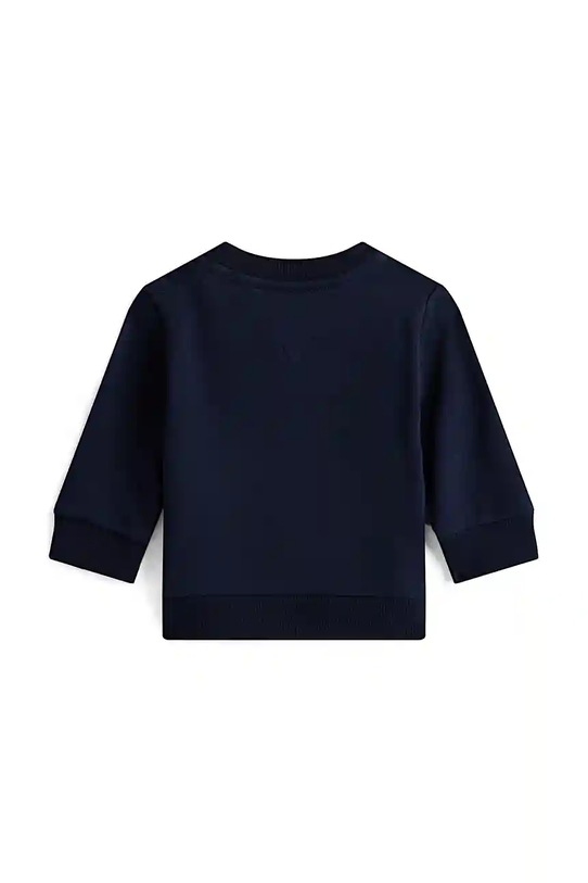 Tommy Hilfiger bluza niemowlęca z bawełną KN0KN02070.9BYA granatowy AW25