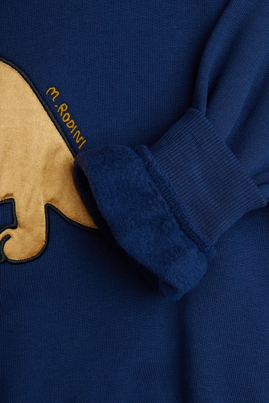 Mini Rodini bluza bawełniana dziecięca Dino 25720116 granatowy