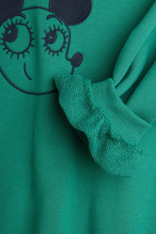 Mini Rodini bluza bawełniana dziecięca Ritzratz 25720140 turkusowy