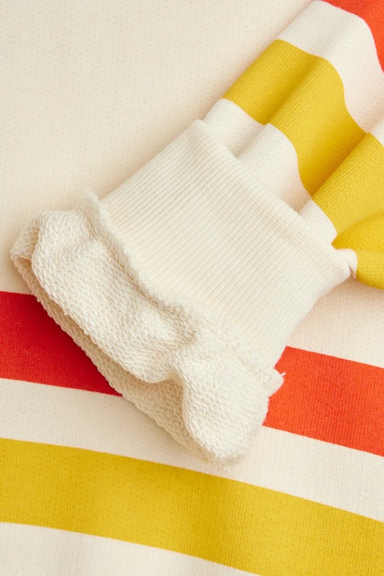 Mini Rodini bluza bawełniana dziecięca Bear beżowy 25720151