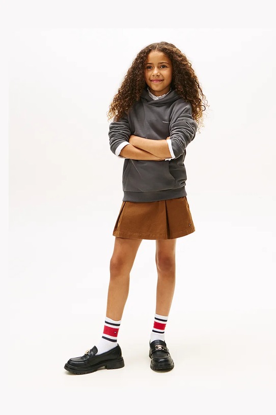 Дитяча кофта Tommy Hilfiger сірий KS0KS00660.116.122.9BYA