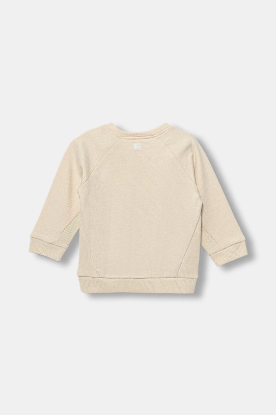 Хлопковая кофта для младенцев United Colors of Benetton 3ITEA106H.W.seasonal бежевый AW25