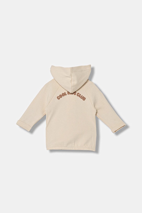 Bavlnená mikina pre bábätká United Colors of Benetton 3ITEA501N.W.seasonal béžová AW25
