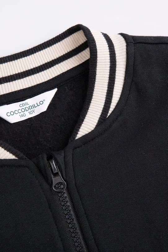 Chłopiec Coccodrillo bluza z bawełną dziecięca ZC5132601VBA czarny
