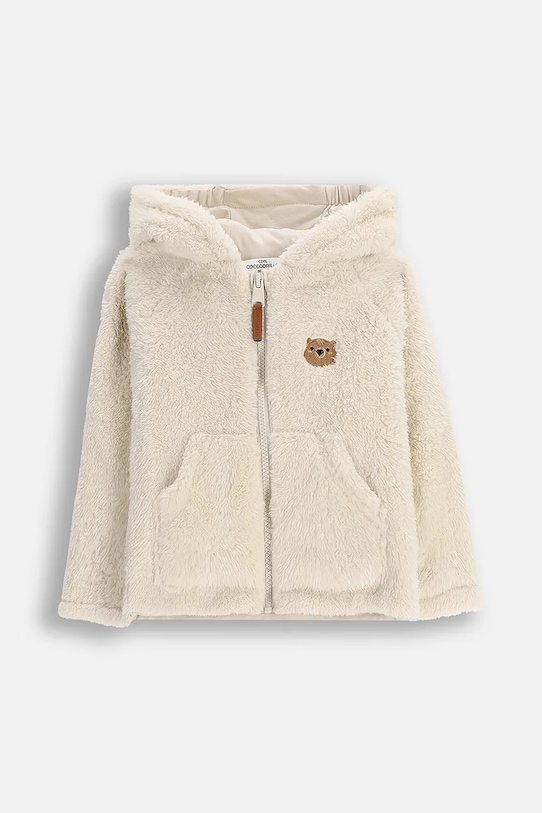 Coccodrillo bluza polarowa dziecięca aplikacja beżowy ZC5132601FBN
