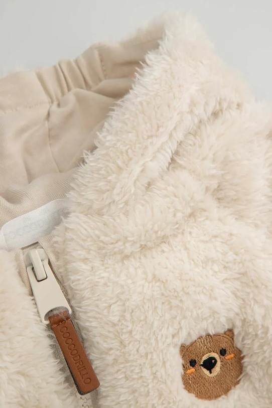 Chłopiec Coccodrillo bluza polarowa dziecięca ZC5132601FBN beżowy