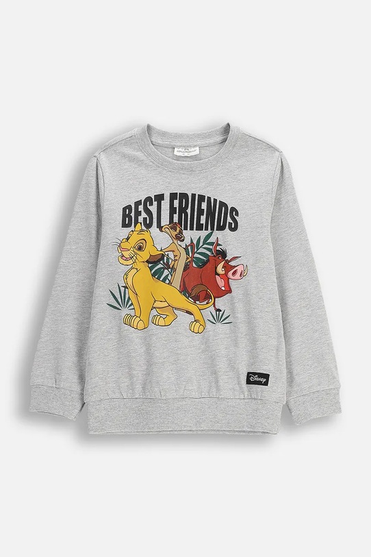 Coccodrillo bluza nadruk szary ZC5143107LBD