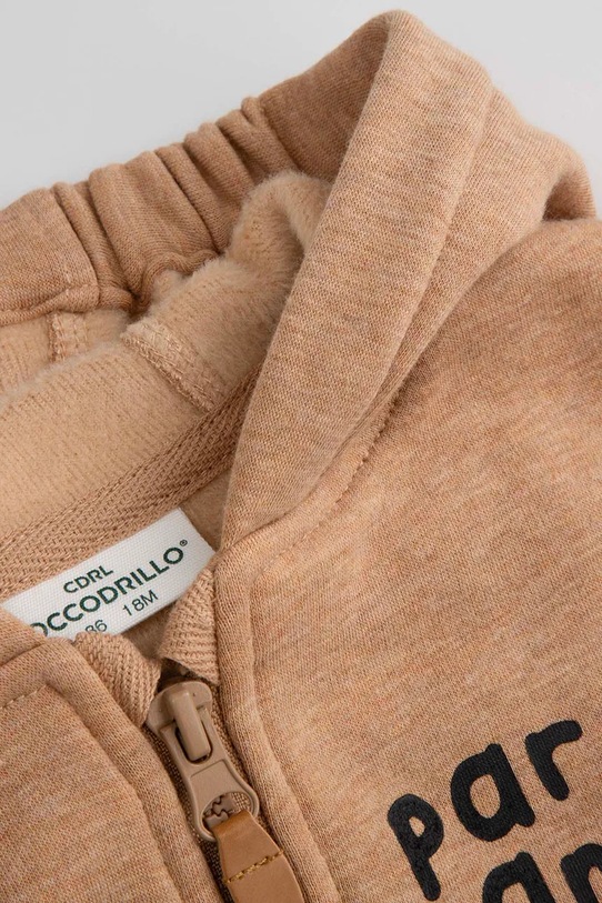 Момче Бебешки суичър Coccodrillo ZC5132601BBN кафяв