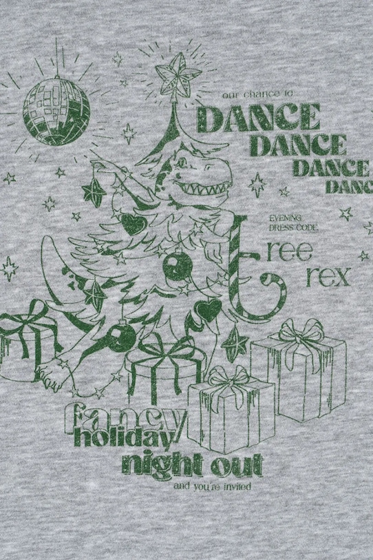 Дитяча кофта Konges Sløjd LOU SWEAT SHIRT OCS сірий KS104346.9BYA