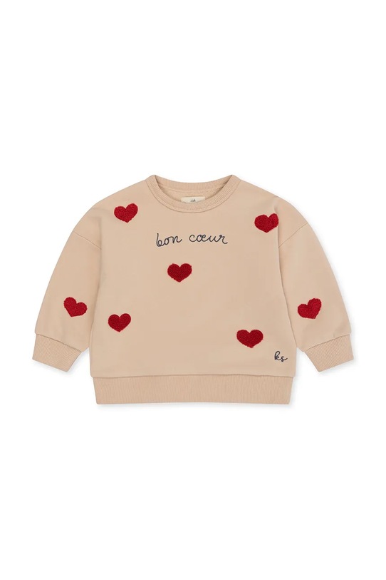 Konges Sløjd bluza dziecięca LOU SWEAT SHIRT GOTS pozostałe beżowy KS104513.9BYA