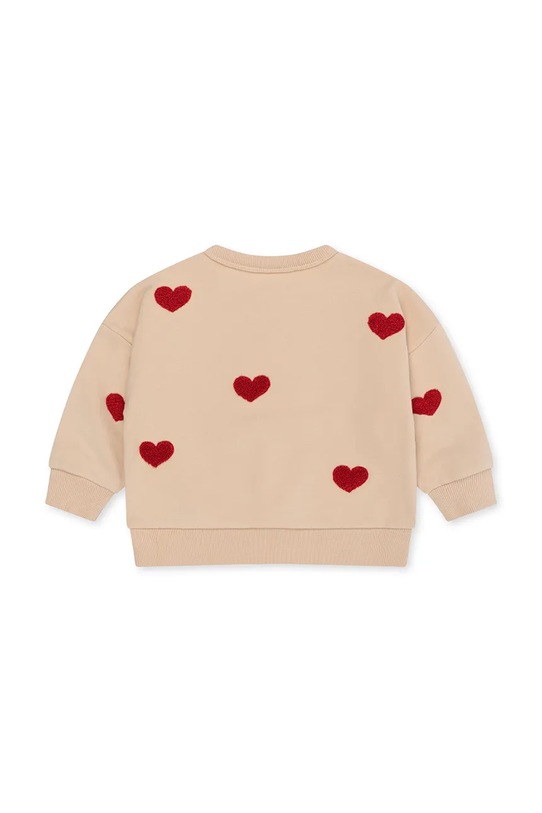 Konges Sløjd bluza dziecięca LOU SWEAT SHIRT GOTS KS104513.9BYA beżowy AW25