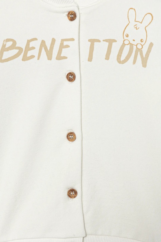 Chłopiec United Colors of Benetton bluza niemowlęca 3K1CA501S.W.Seasonal biały