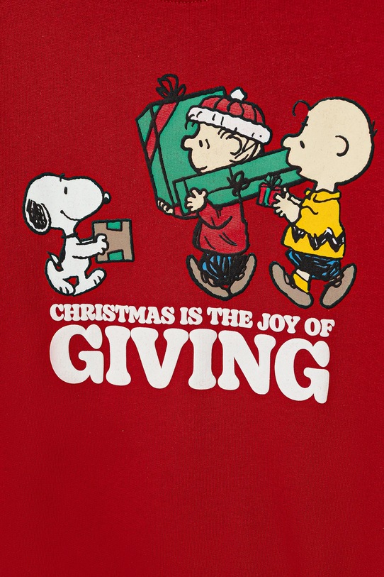 CHLAPEC Dětská mikina United Colors of Benetton 3J73C10RO.G.Seasonal červená