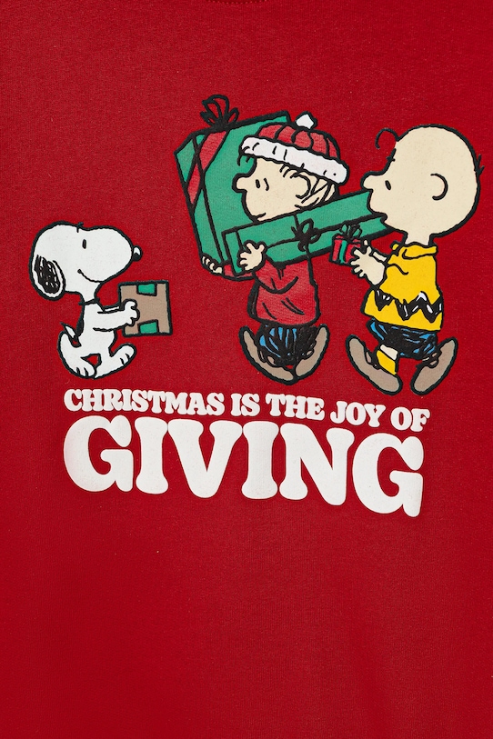 CHLAPEC Dětská mikina United Colors of Benetton 3J73C10RO.G.Seasonal červená