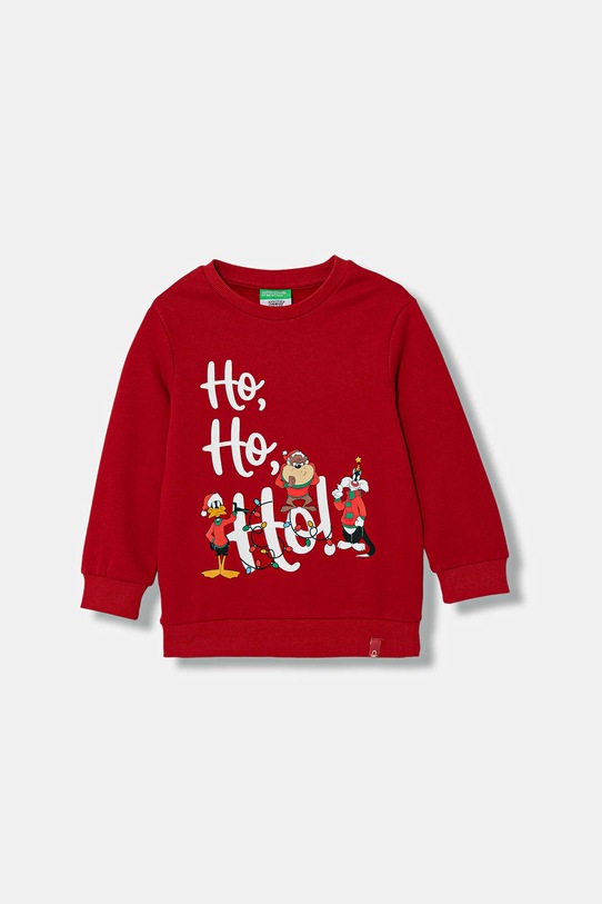 Μπλούζα United Colors of Benetton στάμπα κόκκινο 3J73G10L3.P.Seasonal