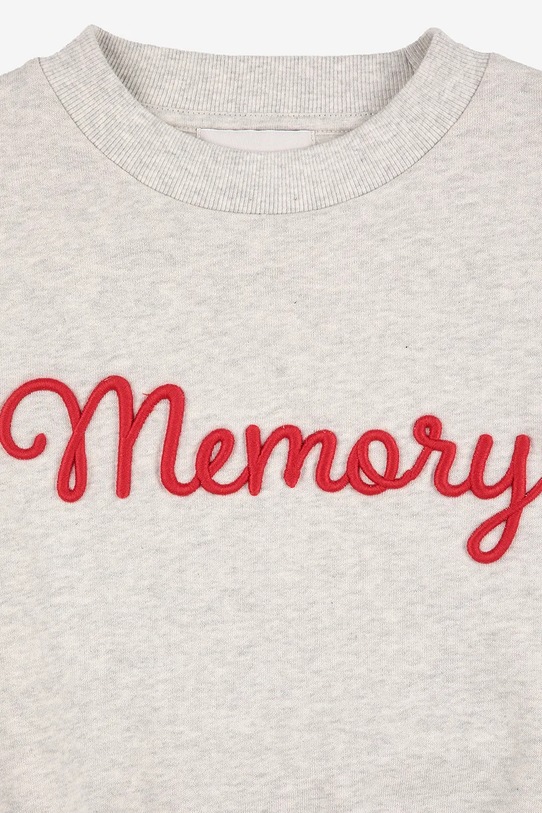 Bobo Choses hanorac de bumbac pentru copii Memory gri 225BC005