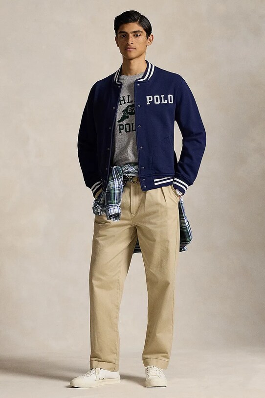 Ρούχα Βαμβακερή μπλούζα Polo Ralph Lauren 710972666 σκούρο μπλε