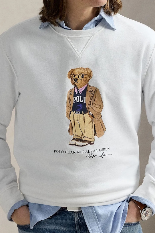 Polo Ralph Lauren bluză Lscnm4 Long Sleeve alb 710973161