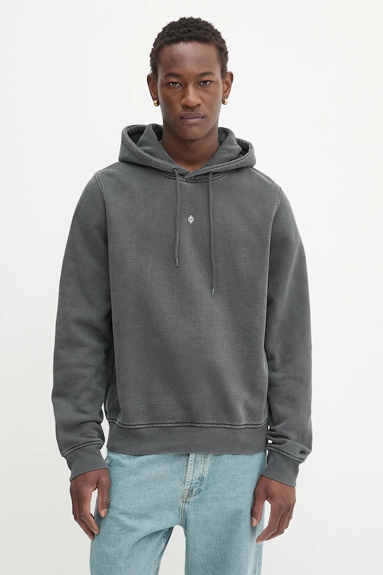 Mikina Samsoe Samsoe SAOLLIE hladký šedá M25200075