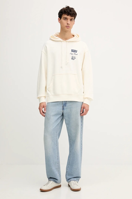 Levi's hanorac de bumbac A2639 bej AW25