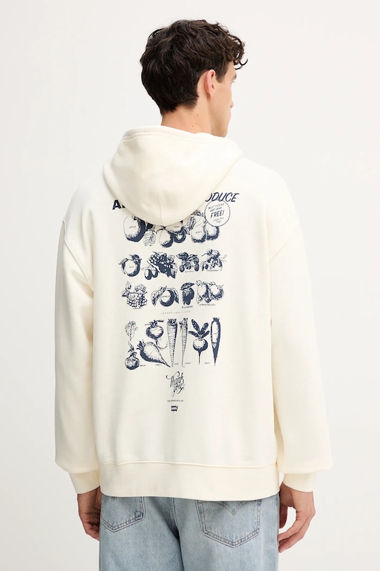 Îmbrăcăminte Levi's hanorac de bumbac A2639 bej