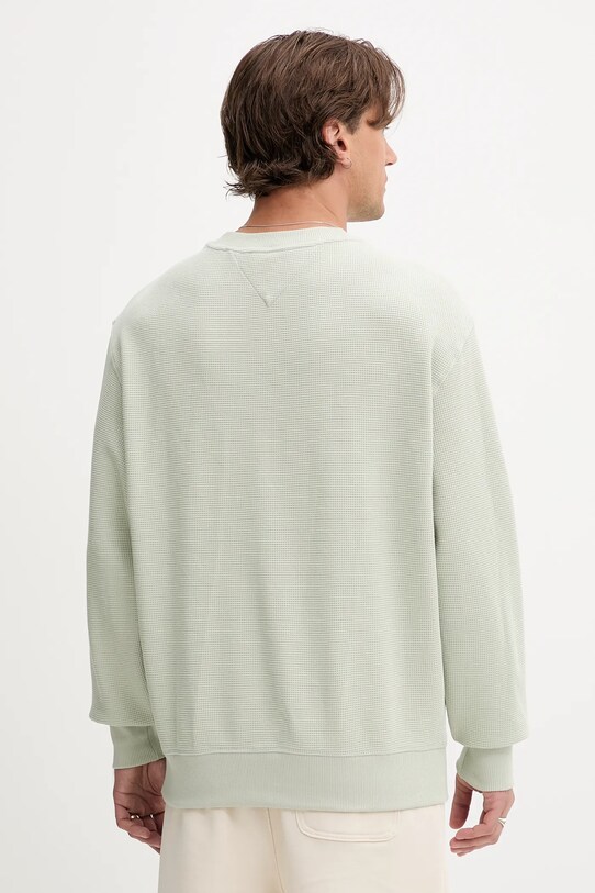 Îmbrăcăminte Tommy Jeans hanorac de bumbac DM0DM21622 verde