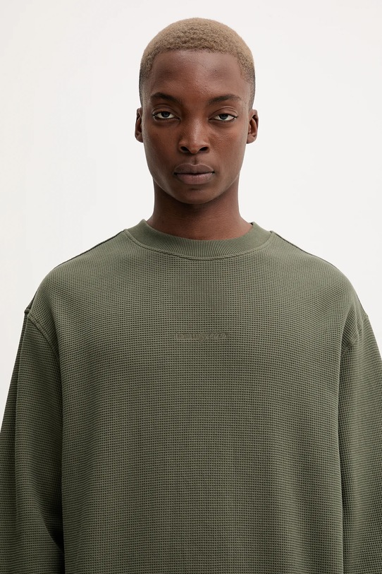 Tommy Jeans hanorac de bumbac verde DM0DM21622