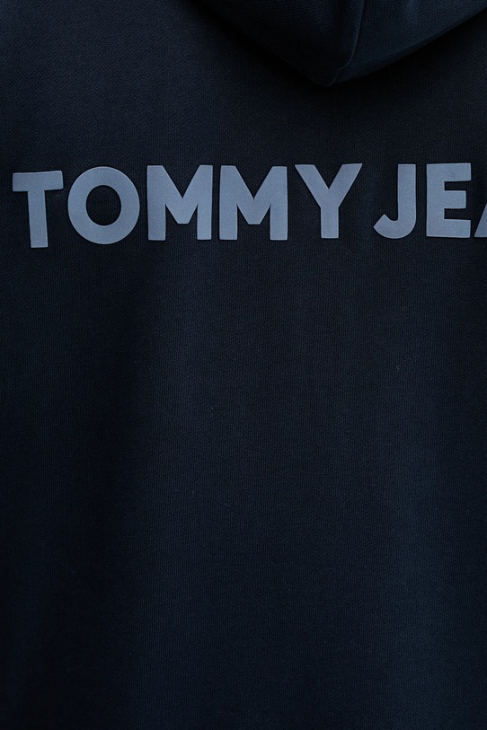 Βαμβακερή μπλούζα Tommy Jeans DM0DM21626 σκούρο μπλε