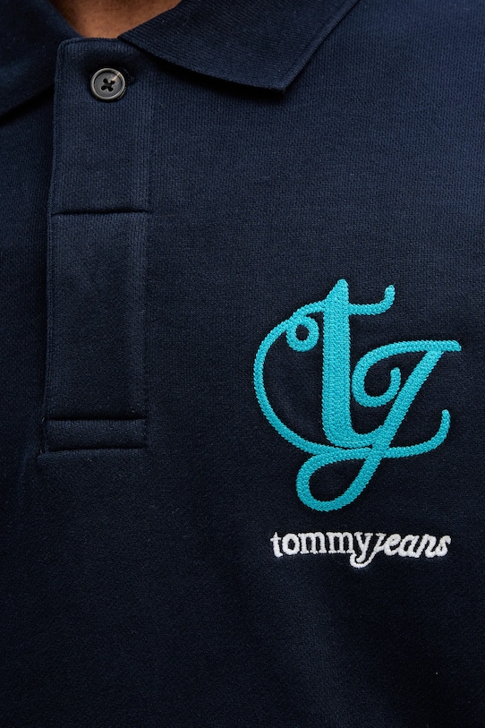 Tommy Jeans bluza bawełniana DM0DM21800 granatowy