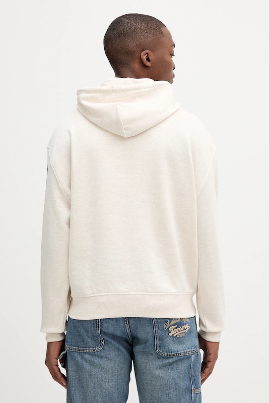 Îmbrăcăminte Tommy Jeans hanorac de bumbac DM0DM21834 bej