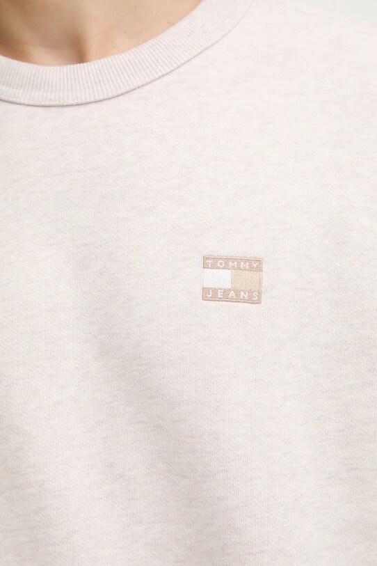 Tommy Jeans felpa in cotone beige DM0DM21921