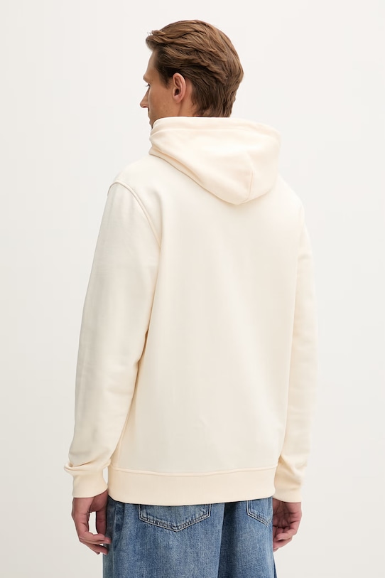 Oblečení Tommy Jeans mikina s kapucí pánská bavlněná DM0DM21922 béžová