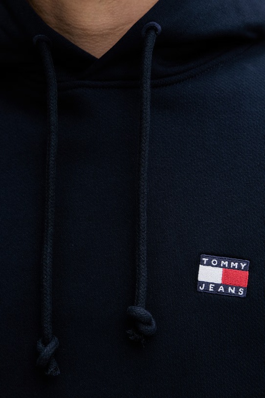 Tommy Jeans bluza z kapturem męska bawełniana DM0DM21922 granatowy