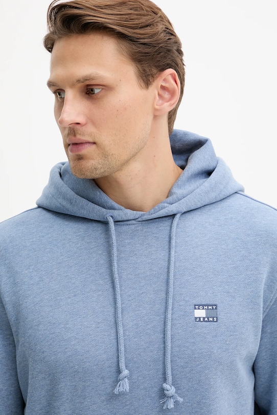 Oblačila Bombažen pulover Tommy Jeans DM0DM21922 modra