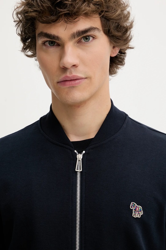 PS Paul Smith bluza bawełniana granatowy M2R.258S.KZEBRA