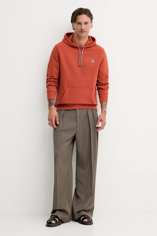 PS Paul Smith hanorac de bumbac M2R.284SZ.T21116 portocaliu AW25